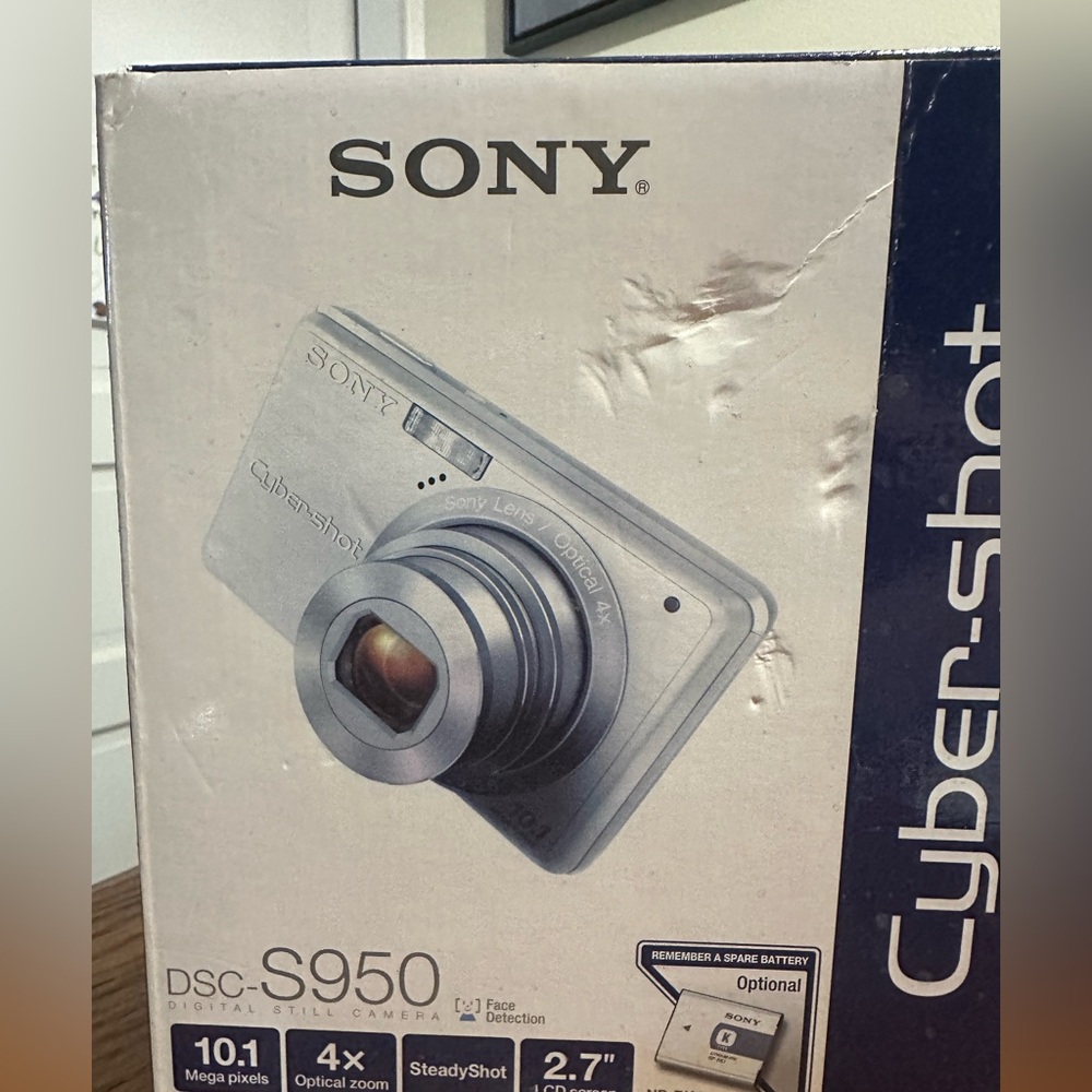 Sony Cyber-shot PINK DSC-S950 Original box manual battery charger bag PARTS ONLY - Picture 7 of 16